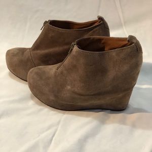 Jeffrey Campbell wedge heels in suede